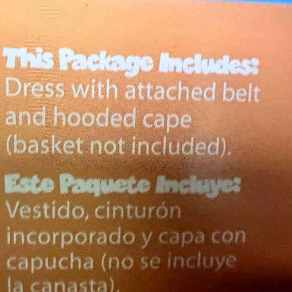 Disguise Tiny Treats Little Red Riding Hood costume size 12-18 months - Picture 3 of 5